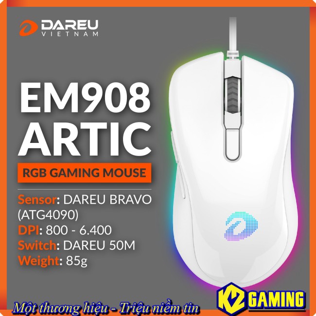 Chuột máy tính DARE-U EM908 _White