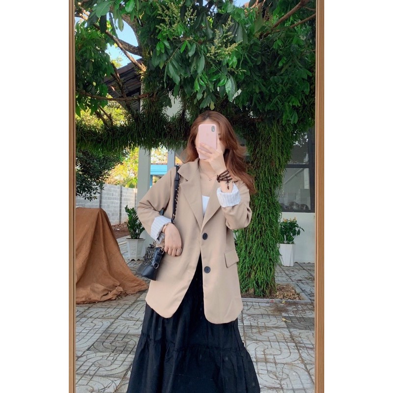 Áo balzer hai lớp dày dặn