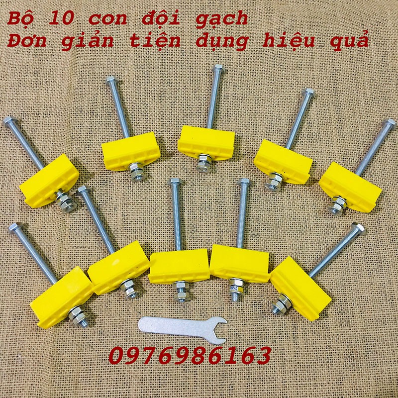 Con đội gạch kích kê gạch con nâng gạch giá rẻ bộ 10 chiếc