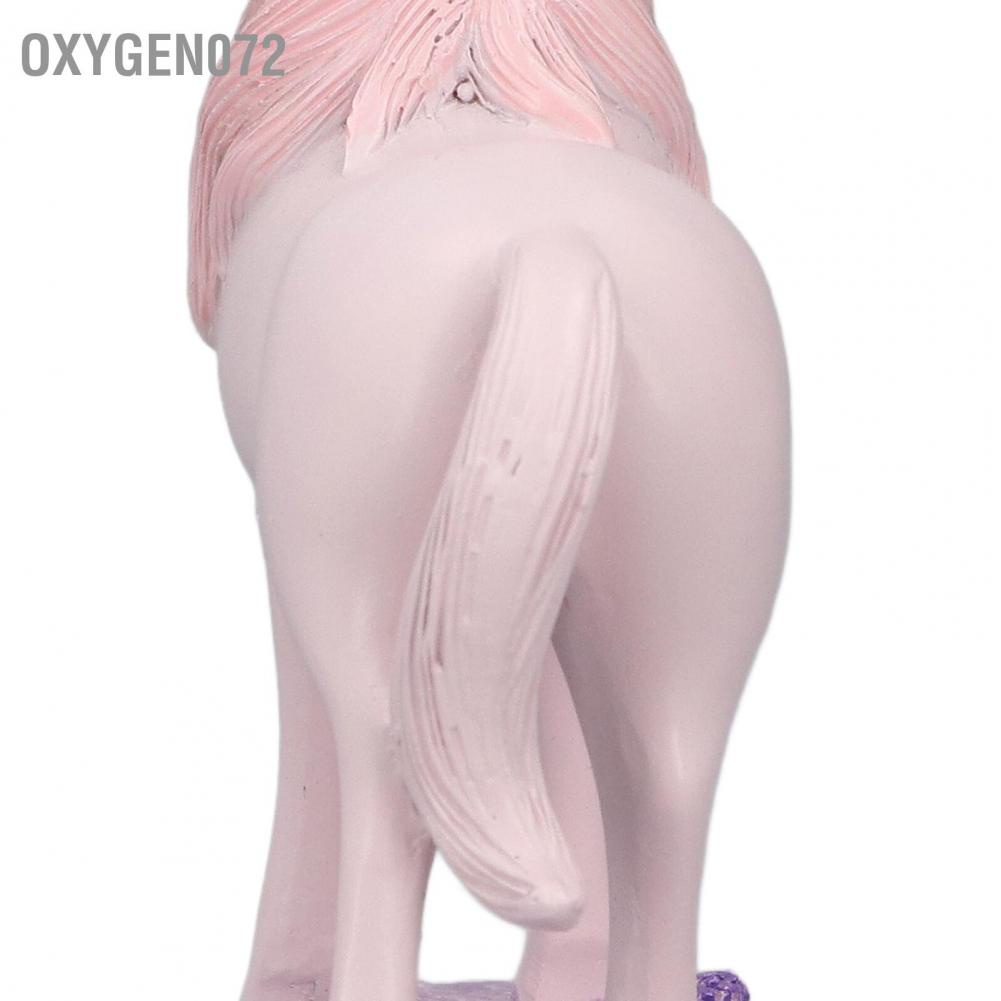 Oxygen072 Bức tượng kỳ lân được chế tác bằng tay Màu sắc tươi sáng sống động Nhựa bền Được sử dụng rộng rãi Trang trí cho Phòng ngủ Văn phòng Bar