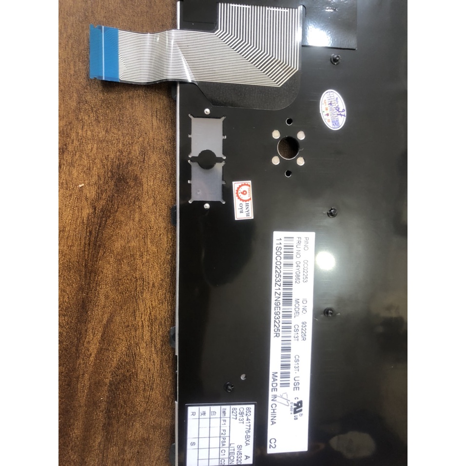 Bàn phím Lenovo thay thế, cho dòng Lenovo Thinkpad T431 T431s T440 T440E T440p T440s T450 T450s (BH 6T)