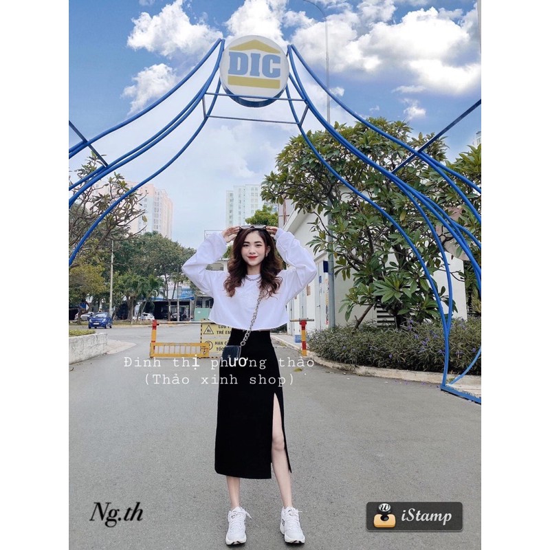 [Mã FAXANH55 giảm 10K đơn 50K] MECHIPXINH - CHÂN VÁY XẺ CHO NỮ CHẤT UMI | BigBuy360 - bigbuy360.vn