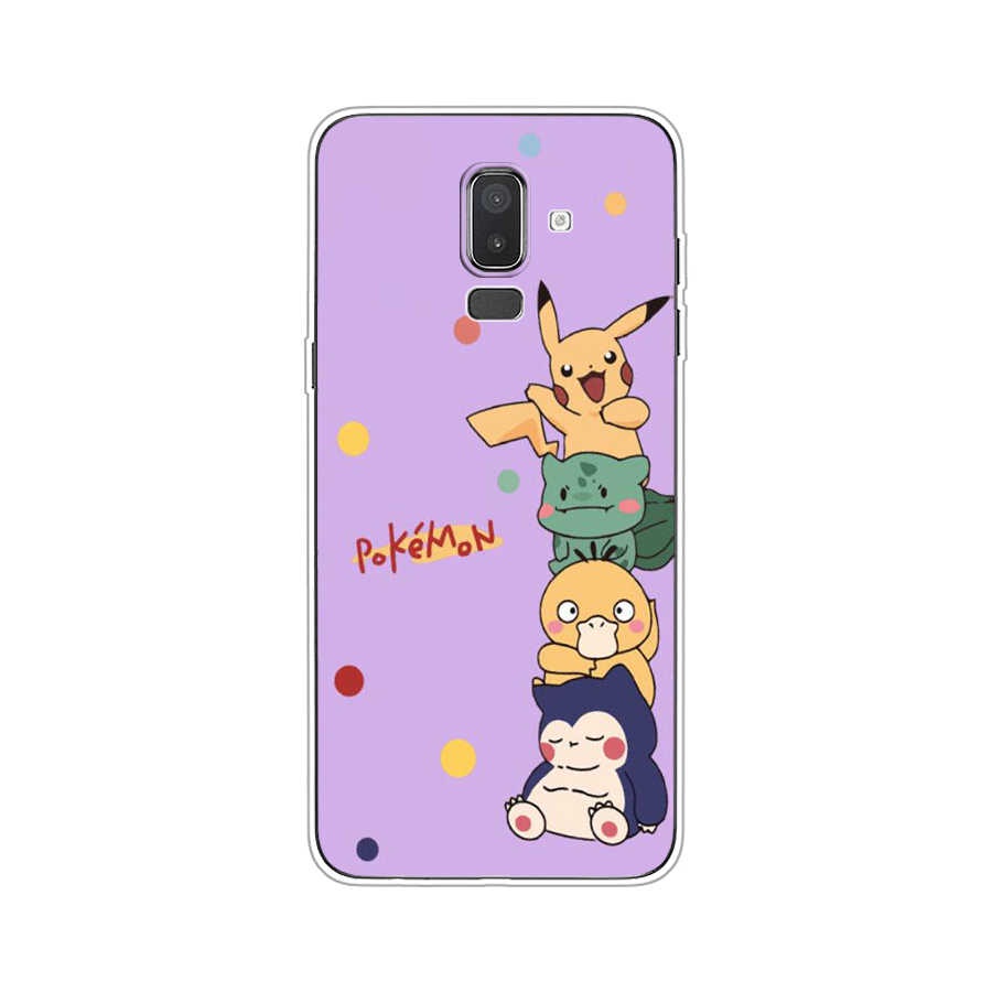 Ốp Điện Thoại TPU Dẻo In Họa Tiết Độc Đáo Thời Trang Cho Samsung Galaxy j7 pro j5 2017 J8 2018 A01