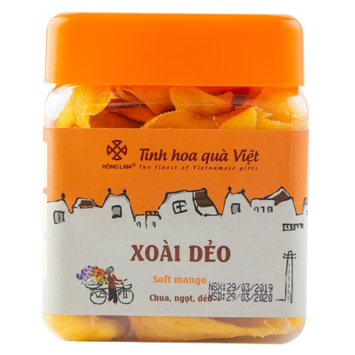 Xoài Dẻo Thượng Hạng Hồng Lam - Vị Chua Ngọt Dẻo - Hộp /Gói