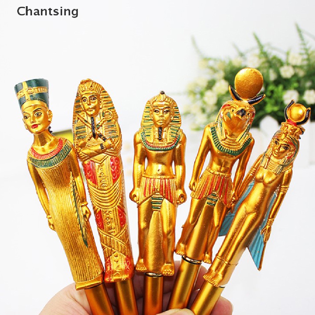 Chantsing Egyptian Pharaoh Blue Ink Ballpoint Pen Hot Stamping Mummy Writing Ballpoint Pen Hope you can enjoy your shopping