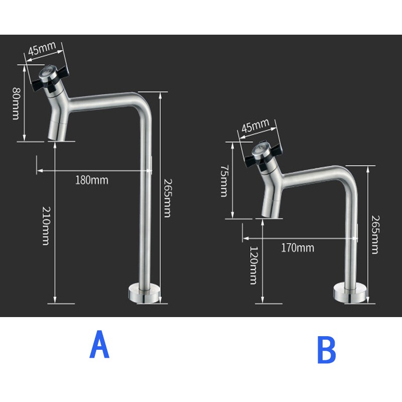 Vòi nước BAOKEMO bằng thép không gỉ 304 chất lượng cao