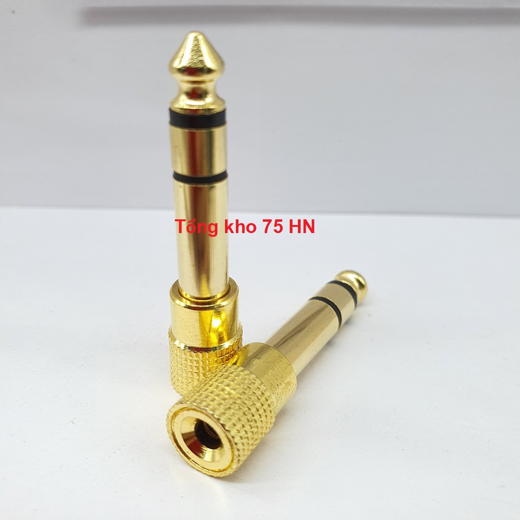 Bộ 02 Jack chuyển 6.5mm sang 3.5 mm