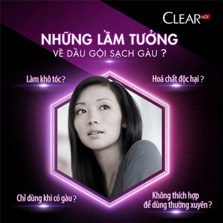Dầu Gội CLEAR 630g