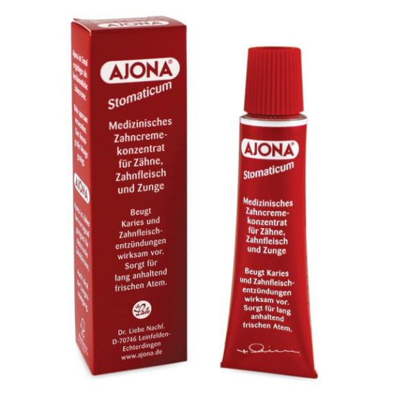 Kem đánh răng Ajona Đức, loại bỏ cao răng  và chông viêm lợi tuýp 25ml