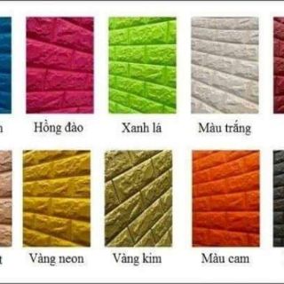 XỐP DÁN TƯỜNG 3D Hàn Quốc 70 x 77cm 3mm