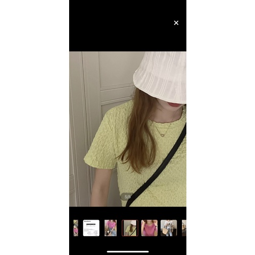 Pass áo ngắn tay Xiaozhan màu xanh lá