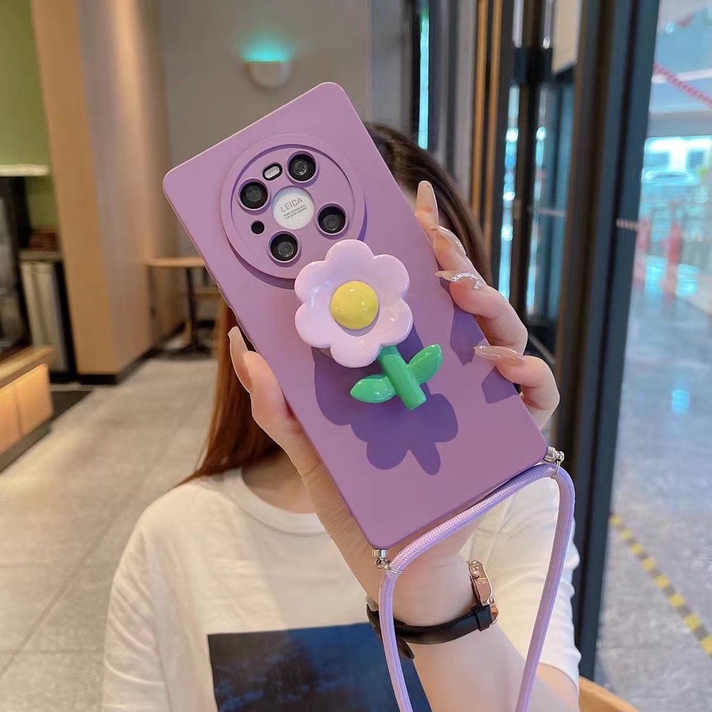 Ốp Điện Thoại Mềm Có Vòng Đỡ Hình Hoa 3D Cho Iphone 11 12 13 PRO MAX 12 13 MINI 11 12 13 X XS XR XS MAX 6 6S 7 8 SE2 6 6S 7 8 Plus