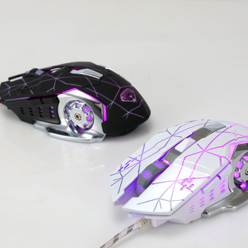 Chuột Gaming Có Dây DIVIPARD G502 Led Đa Màu DPI 3200 Thiết Kế Đẹp Phù Hợp Chơi Game Và Làm Việc