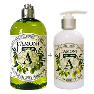 Combo Sữa Tắm 500ml và Dưỡng Thể 250ml LAMONT En Provence Hương Oliu