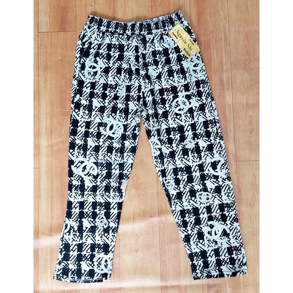 Quần baggy sọc caro