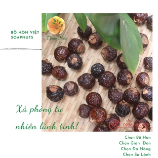 Econut - Bồ hòn Việt- Soapnut Shell - Clean without Chemicals - Tắm gội/ Giặt giũ/ Rửa chén bát/ Lau sàn - Thuần Nông