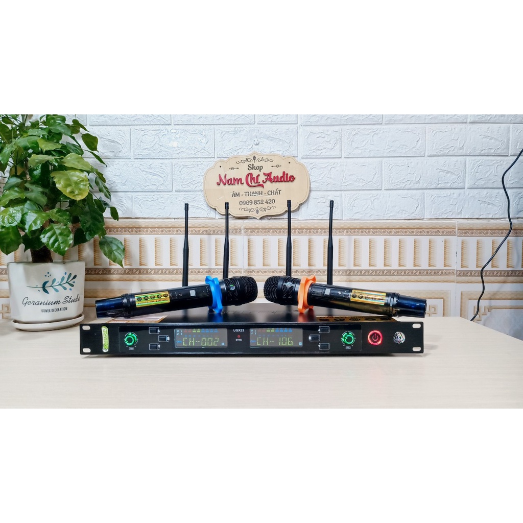Micro Không Dây SHURE- URX 23 thế hệ mới hát karaoke hay nhẹ tiết kiệm pin