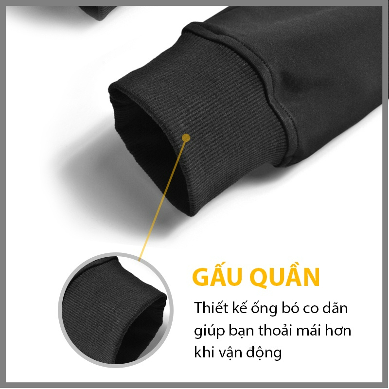Quần jogger cạp chun FUNS chất vải co giãn TT59 quần jogger unisex phong cách Hàn Quốc trẻ trung cá tính mùa thu đông