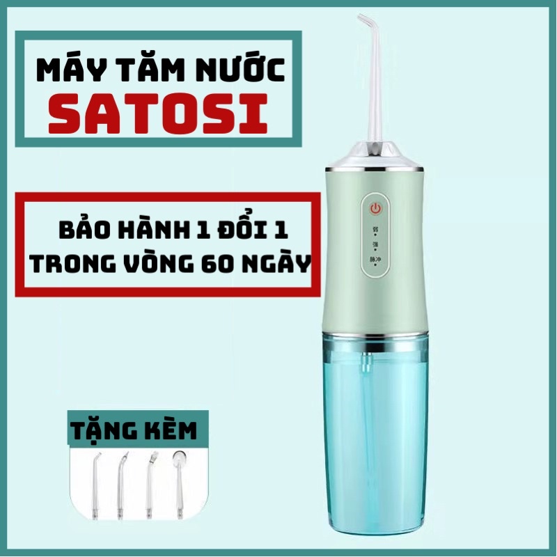 Máy Tăm Nước Cầm Tay SATOSI -Tăm Nước Vệ Sinh Răng Miệng Chính Hãng