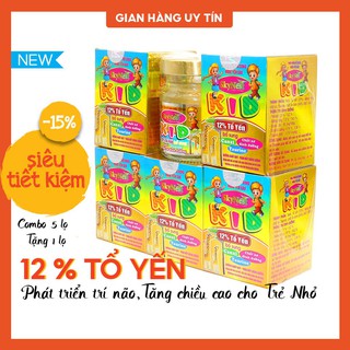 Combo 5 tặng 1, thực phẩm bổ sung Nước yến sào SkyNest Kid (70ml x 6 lọ), bồi bổ sức khỏe, kích thích tiêu hóa và tăng c
