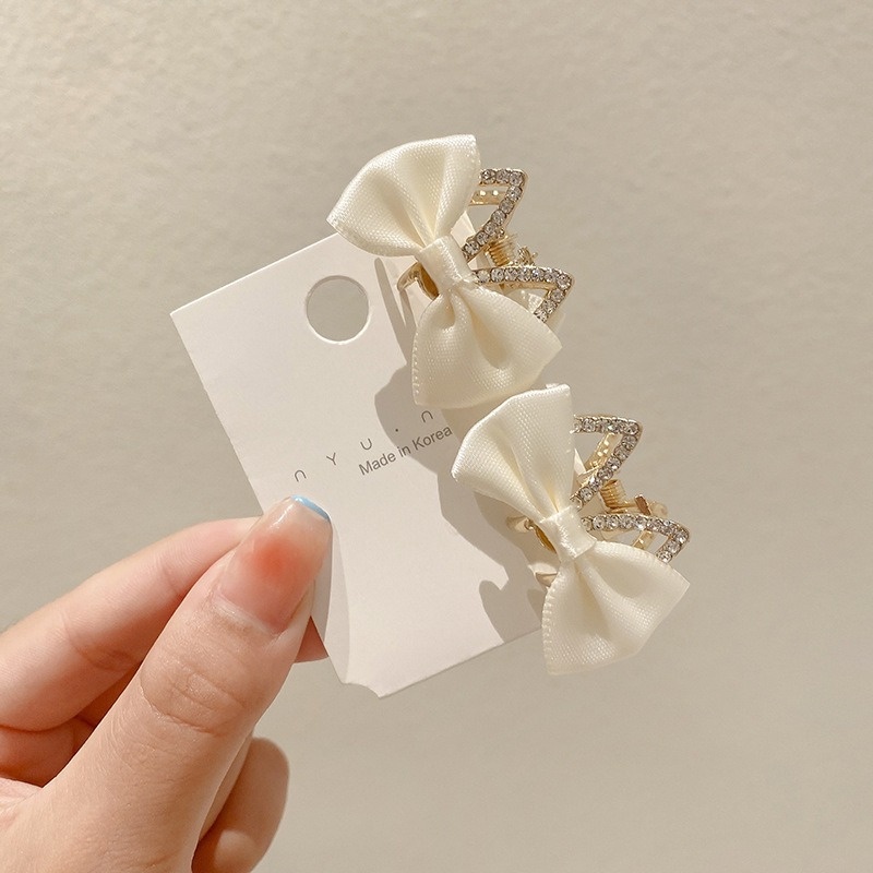 Kẹp Tóc Hình Nơ Dễ Thương Phong Cách Hàn Quốc Cho Nữ