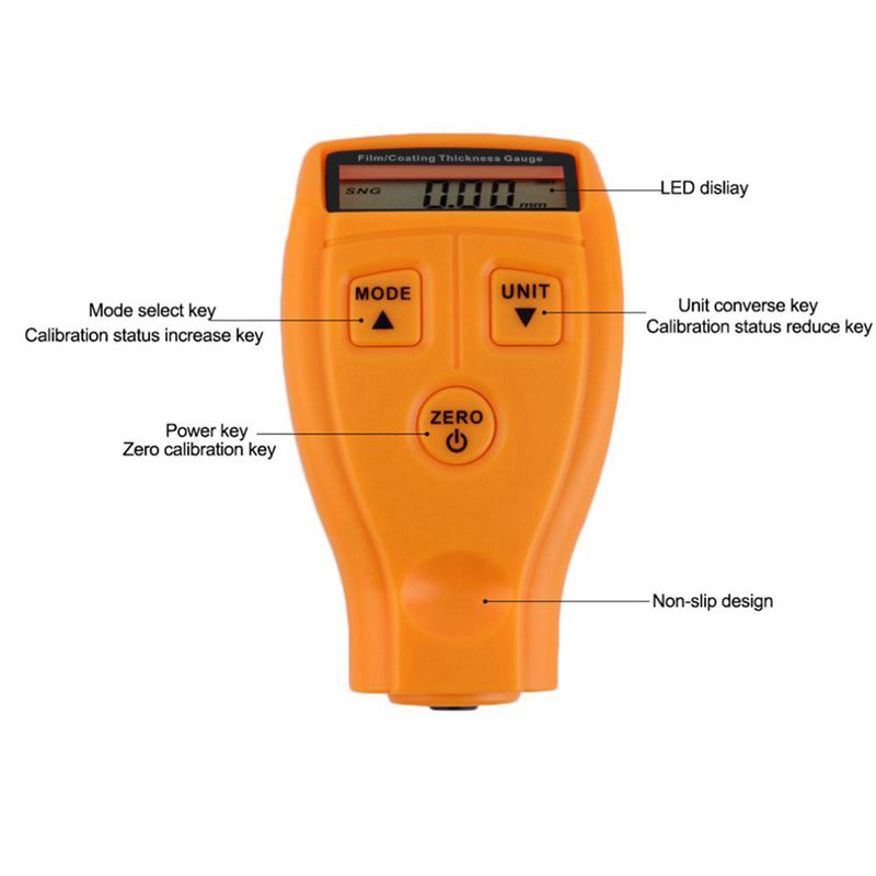 Máy Đo Độ Dày Sơn Xe Hơi Gm200 Lcd