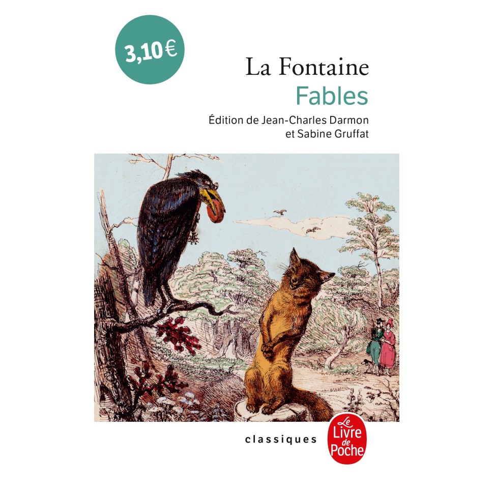 Sách - Pháp: Poche Classiques - Fables La Fontaine