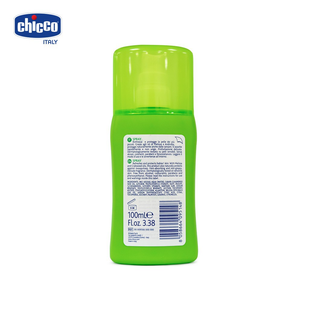 Xịt đa năng xua muỗi Chicco 100ml