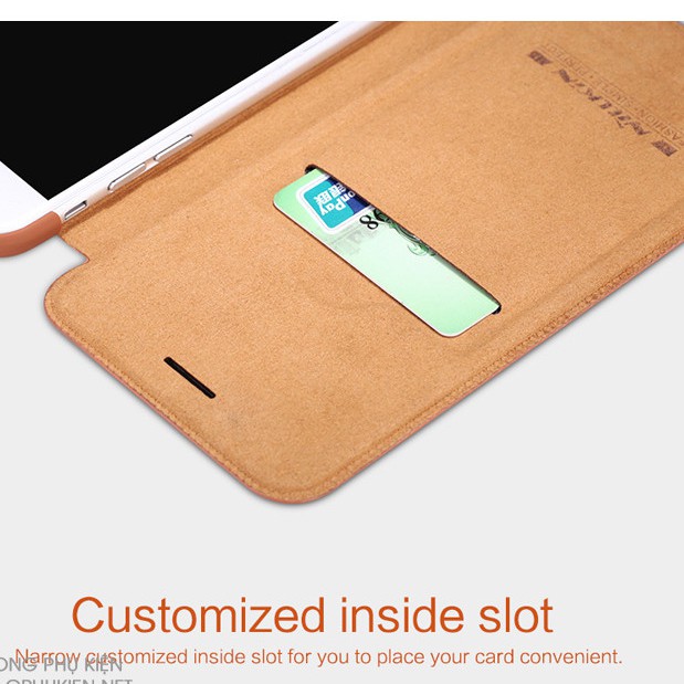 Bao da Nillkin Qin cho Samsung Galaxy A11 Chính hãng