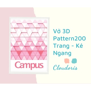 Vở 3D Pattern 200 Trang - Kẻ Ngang