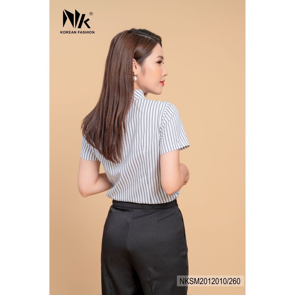 Quần Tây Nữ Công Sở NK Fashion Dáng Baggy Đai Cạp, Chất Liệu Nhập Hàn Mềm Mịn, Chống Nhăn Xù NKQU2101001