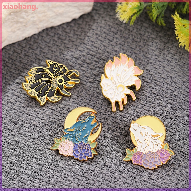 Ghim Cài Áo Hình Cáo Hoạt Hình Dễ Thương