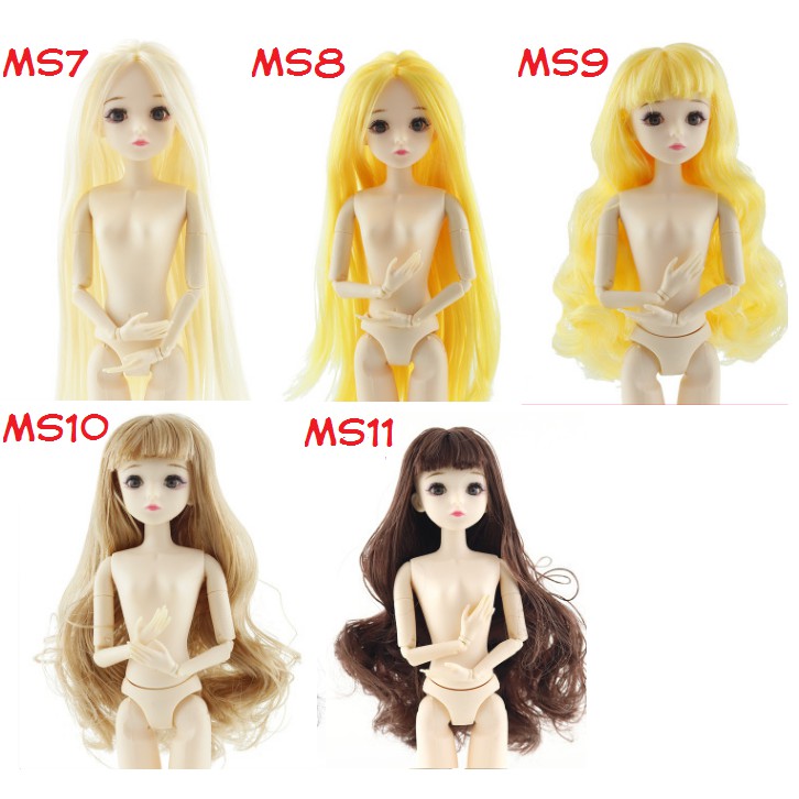 Búp bê Lucky mắt gắn 3D lông mi thật