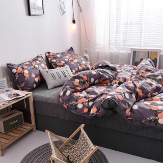 sét chăn ga cotton poly quả cam