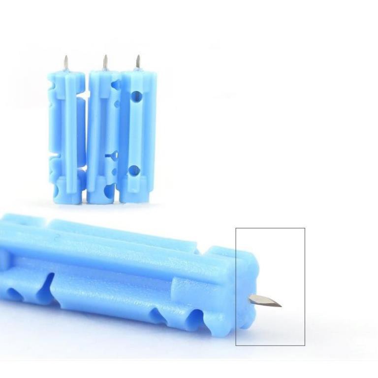 Bộ 25 Kim lấy máu tròn dùng cho các máy đo đường huyết Oncall, Sinocare, omron, Microlife, onetouch