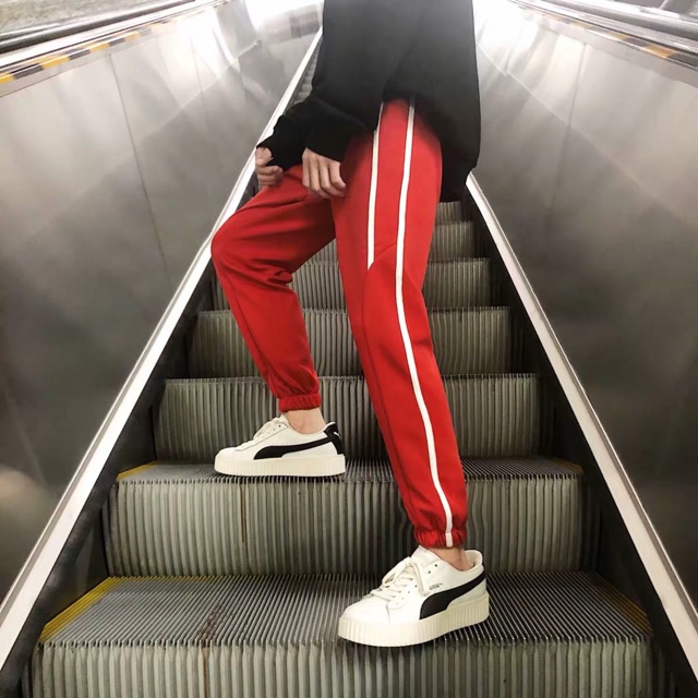 Quần jogger Nỉ unisex Sọc 1,5 nam nữ phong cách ulzzang Wind | BigBuy360 - bigbuy360.vn