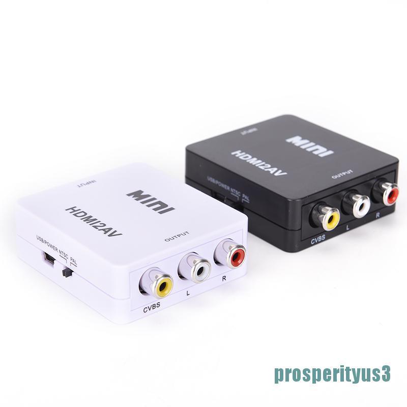 Bộ ChuyểN ĐổI HDMI 2 AV S3 HDMI Via RCA AV / CVBS 1080P