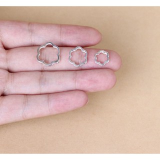 charm hoa 6 cánh bạc 925 size 6-8.5mm