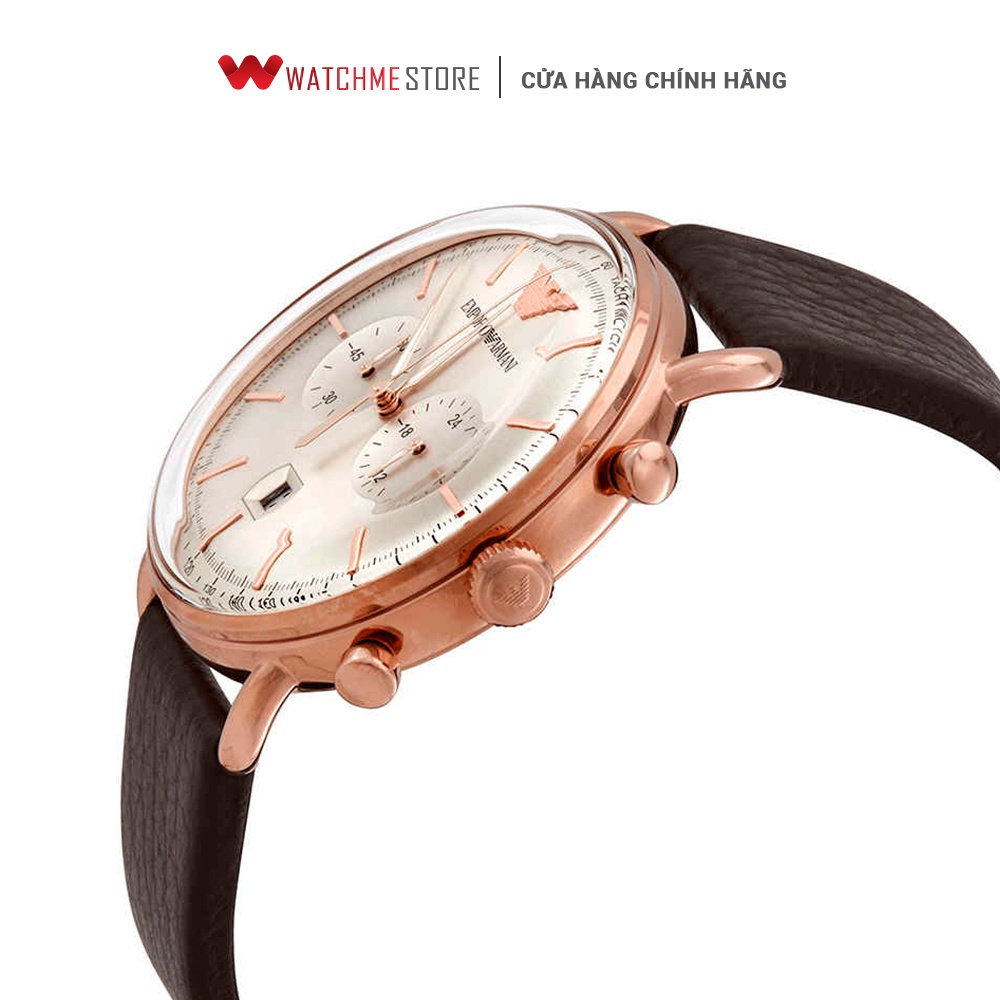 [ ĐẶC BIỆT 18-29.07 - VOUCHER 10%] - Đồng hồ Nam Emprorio Armani dây da AR11106