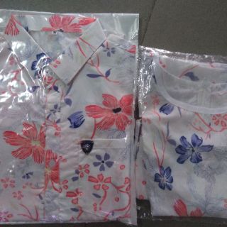 Set Áo Váy Cặp Đôi Hoa Đi Biển Xinh