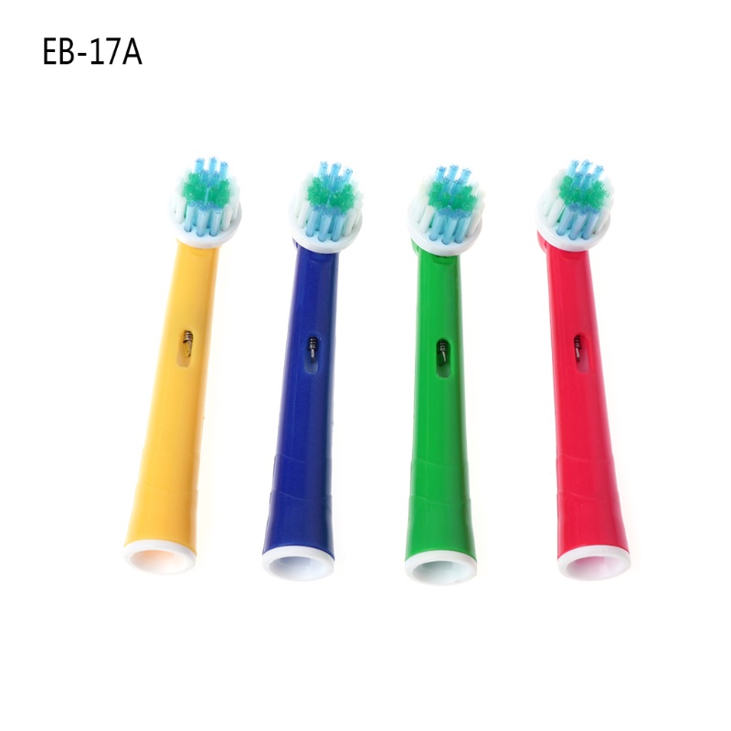 Set 4 Bàn Chải Đánh Răng Điện EB-17A Lông Mềm Thay Thế 4 Màu