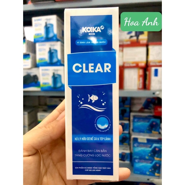 MEN VI SINH CHO CẢNH CLEAR KOIKA 105ML