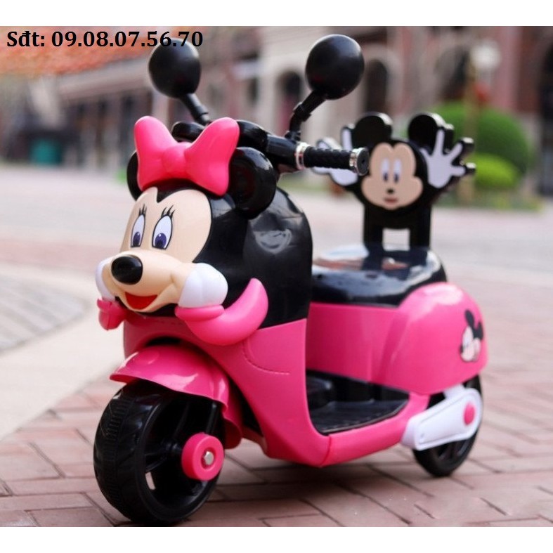 Xe máy điện bé gái Micky 5188