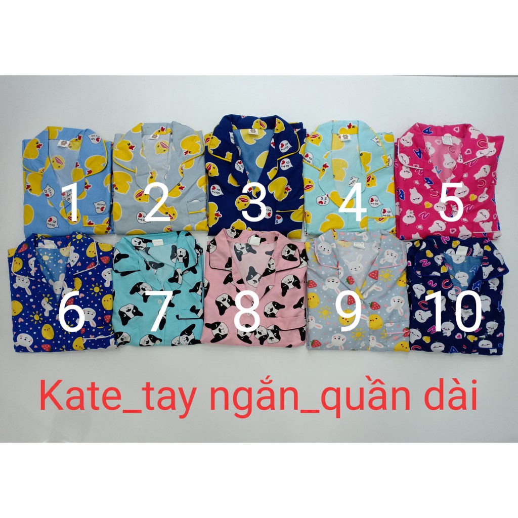 THANH LÝ | Đồ Bộ Mặc Nhà "Quần dài" Pijama Kate Thái - Dưới 58kg (Phần 1)