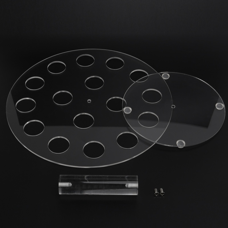 Giá Đỡ Kem Ốc Quế / Sushi 16 Ngăn Bằng Acrylic Trong Suốt