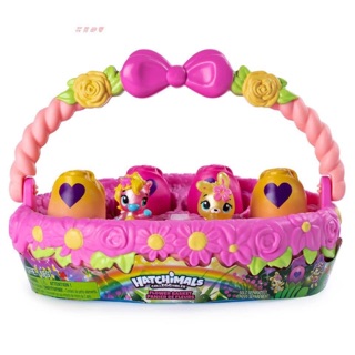 Giỏ trứng hoa hồng Hatchimals