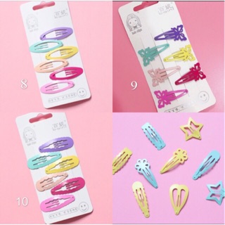 Set 6c kẹp tóc màu mè tuổi thơ