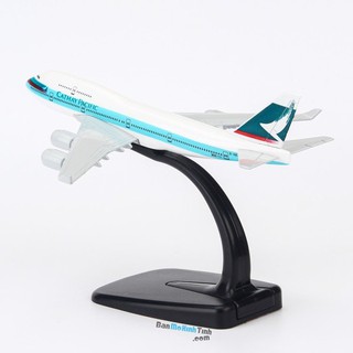 Mô hình máy bay Cathay Pacific Boeing B747 16cm Everfly