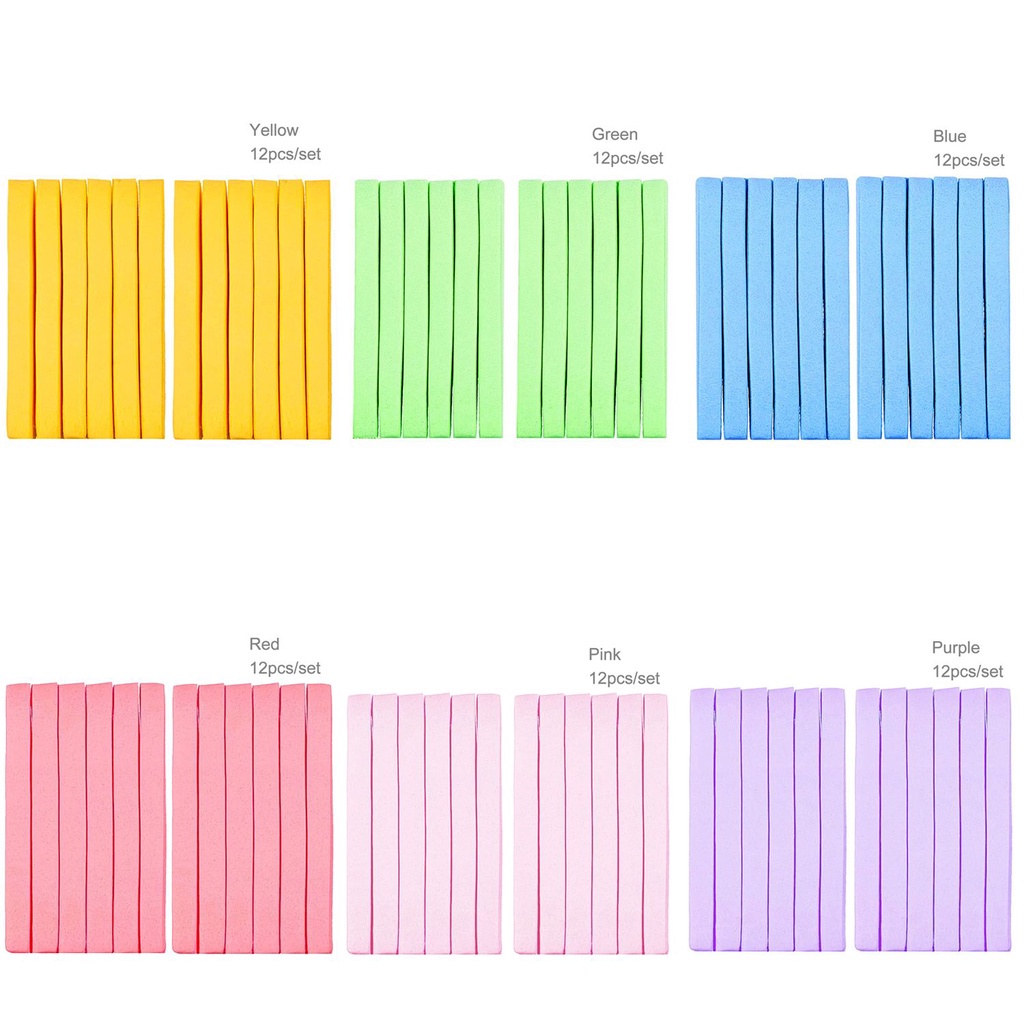 [Hàng mới về] Set 12 miếng mút tẩy trang dạng nén nhiều màu sắc tiện lợi
