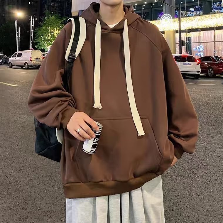 【Bảy màu】trơn áo hoodie nam nữ simple áo hoodie mũ hàn quốc áo khoác hoodie thời trang áo hoodie form rộng